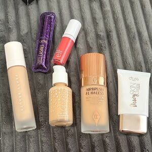 Fenty Beauty, CT, Colourpop Foundation, ciaté primer, tarte mascara & elf blush